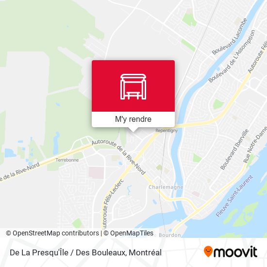 De La Presqu'Île / Des Bouleaux plan