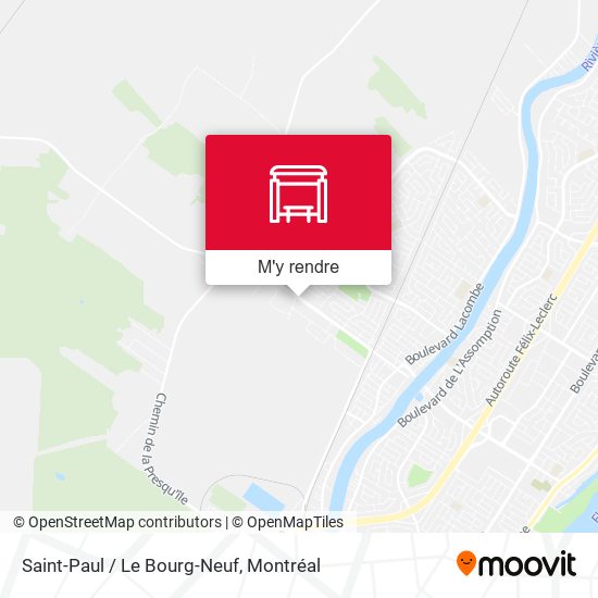 Saint-Paul / Le Bourg-Neuf plan