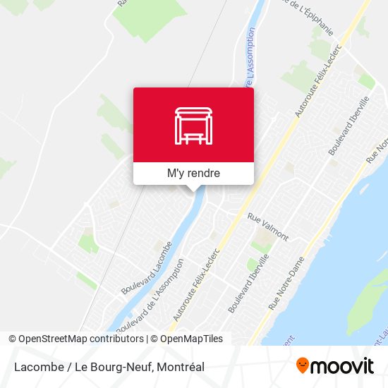 Lacombe / Le Bourg-Neuf plan