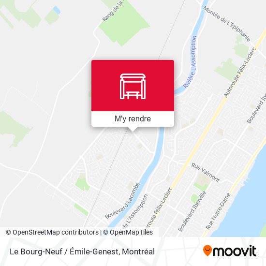 Le Bourg-Neuf / Émile-Genest plan