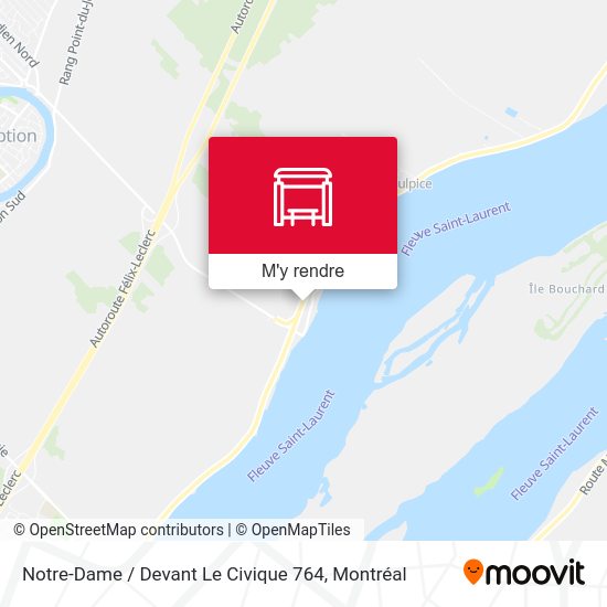 Notre-Dame / Devant Le Civique 764 plan