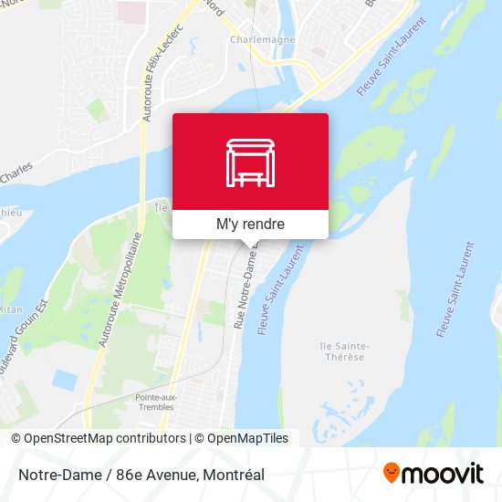 Notre-Dame / 86e Avenue plan