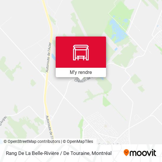 Rang De La Belle-Rivière / De Touraine plan