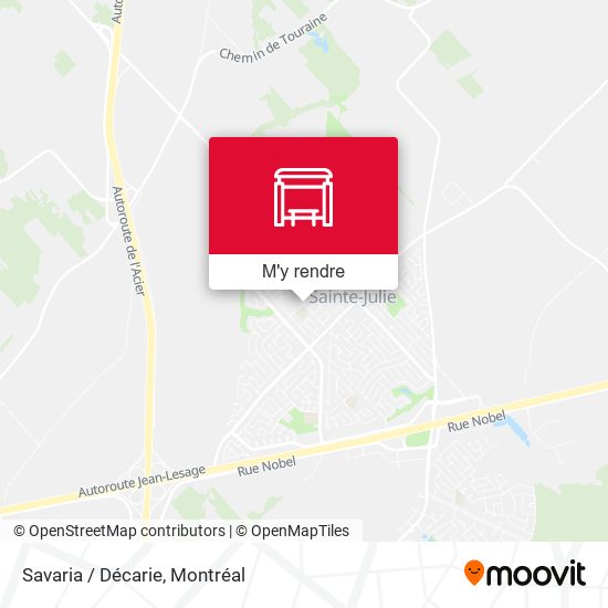 Savaria / Décarie plan