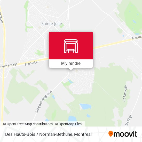 Des Hauts-Bois / Norman-Bethune plan