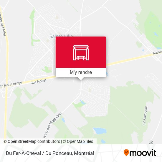Du Fer-À-Cheval / Du Ponceau plan