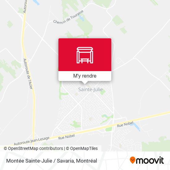 Montée Sainte-Julie / Savaria plan