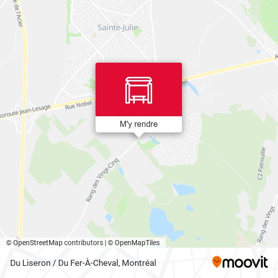 Du Liseron / Du Fer-À-Cheval plan