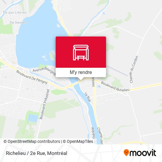 Richelieu / 2e Rue plan