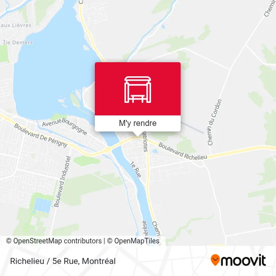 Richelieu / 5e Rue plan