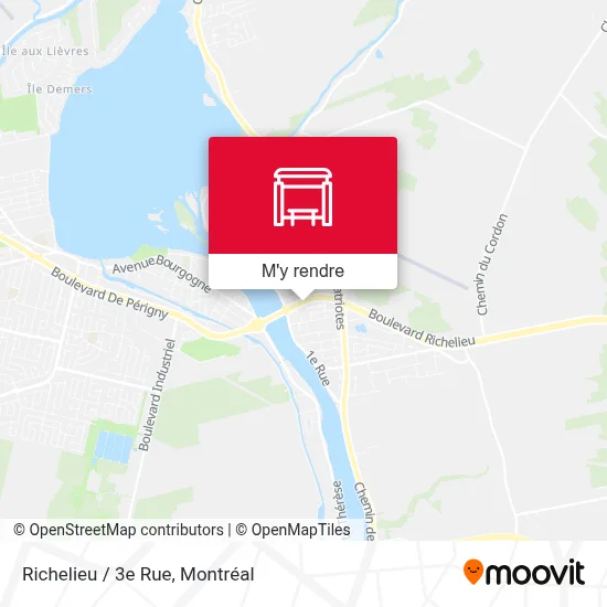 Richelieu / 3e Rue plan