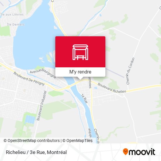Richelieu / 3e Rue plan