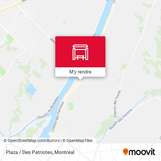Plaza / Des Patriotes plan