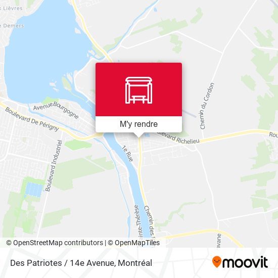 Des Patriotes / 14e Avenue plan