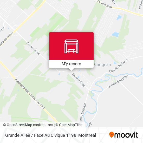 Grande Allée / Face Au Civique 1198 plan
