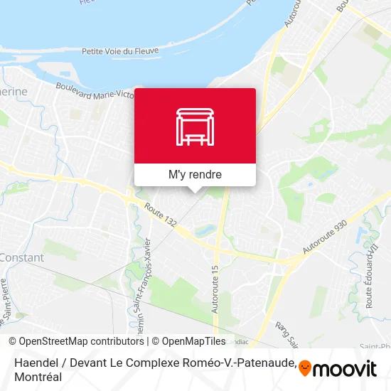 Haendel / Devant Le Complexe Roméo-V.-Patenaude plan