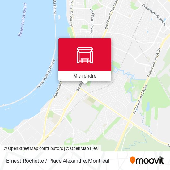 Ernest-Rochette / Place Alexandre plan