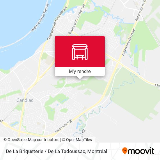 De La Briqueterie / De La Tadoussac plan
