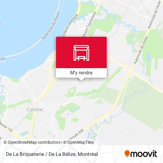De La Briqueterie / De La Bélize plan