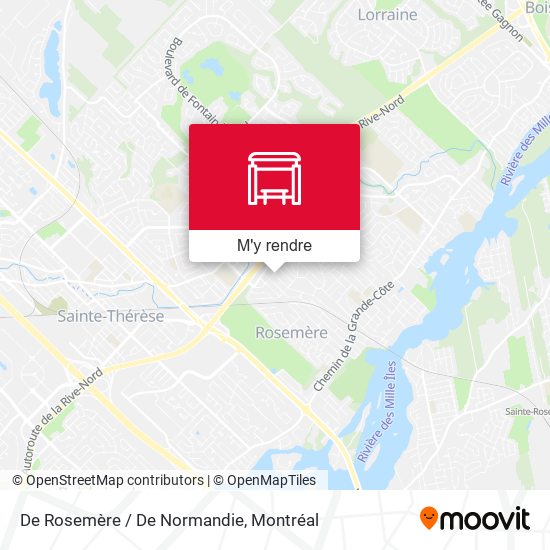 De Rosemère / De Normandie plan