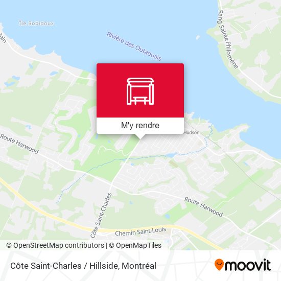 Côte Saint-Charles / Hillside plan