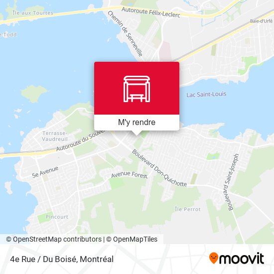 4e Rue / Du Boisé plan