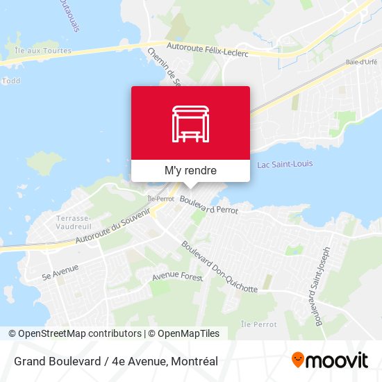 Grand Boulevard / 4e Avenue plan