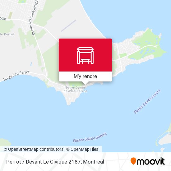 Perrot / Devant Le  Civique 2187 plan