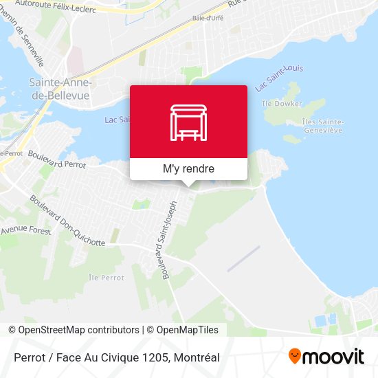 Perrot / Face Au Civique 1205 plan