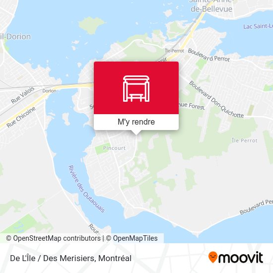 De L'Île / Des Merisiers plan