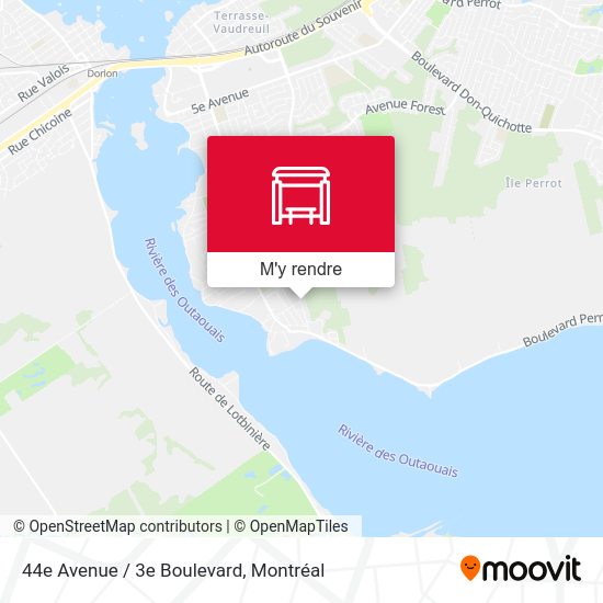 44e Avenue / 3e Boulevard plan