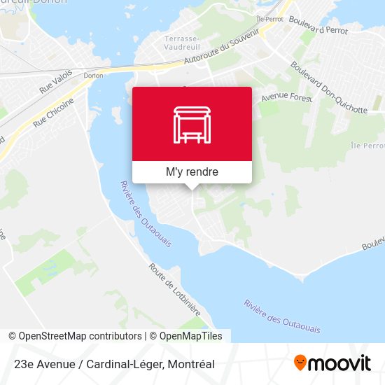 23e Avenue / Cardinal-Léger plan
