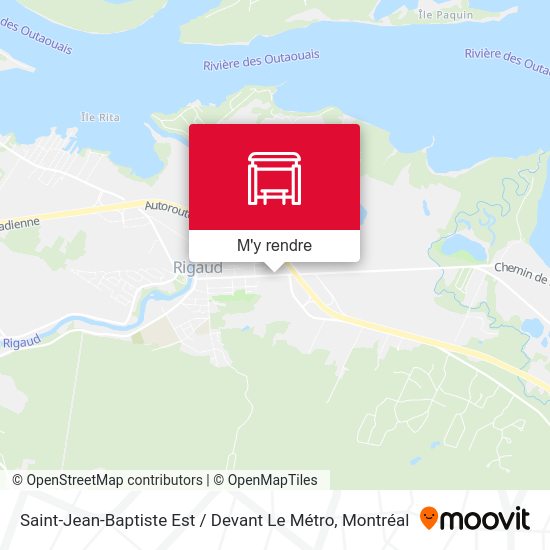 Saint-Jean-Baptiste Est / Devant Le Métro plan