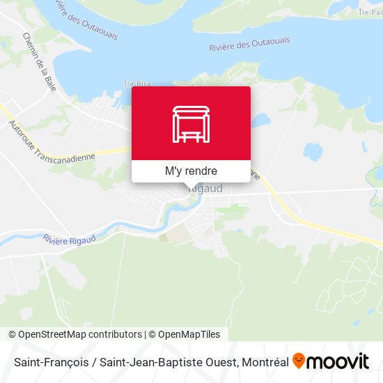 Saint-François / Saint-Jean-Baptiste Ouest plan