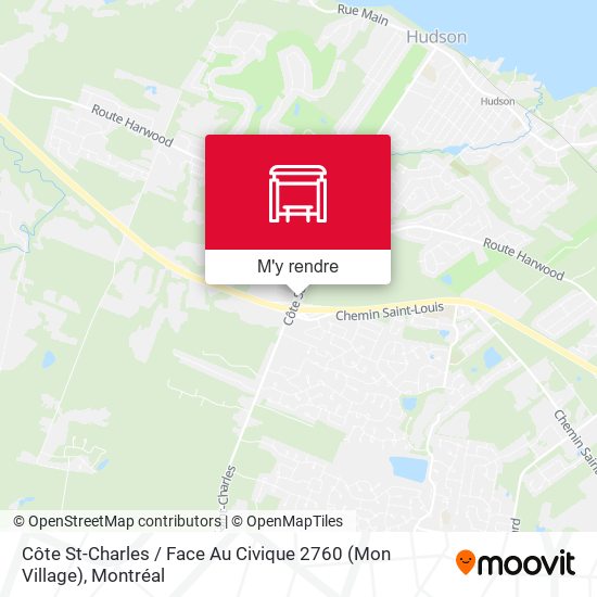 Côte St-Charles / Face Au Civique 2760 (Mon Village) plan