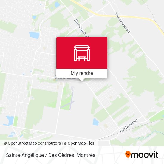 Sainte-Angélique / Des Cèdres plan