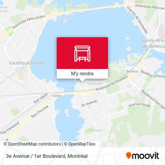 3e Avenue / 1er Boulevard plan