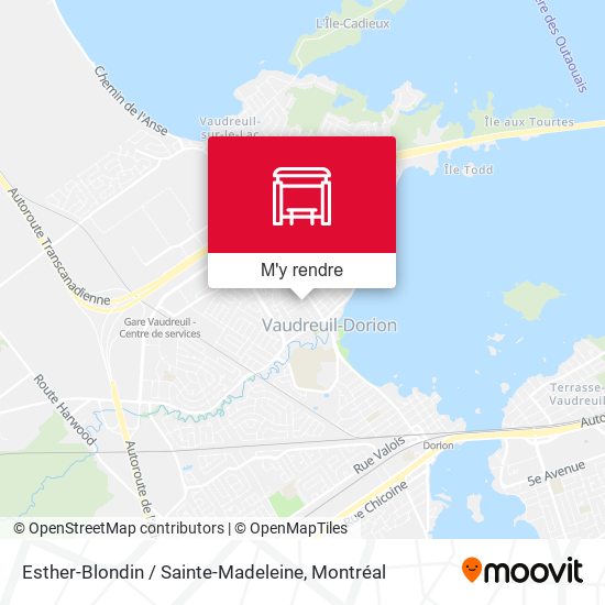 Esther-Blondin / Sainte-Madeleine plan