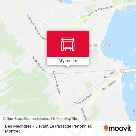 Des Méandres / Devant Le Passage Piétonnier plan