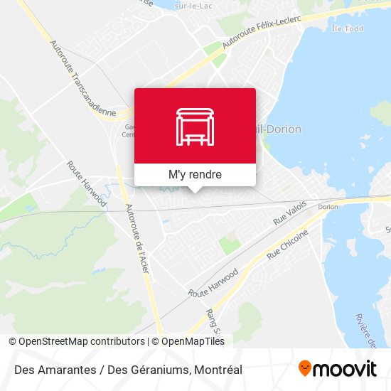 Des Amarantes / Des Géraniums plan