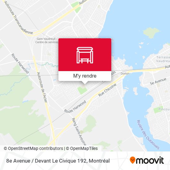 8e Avenue / Devant Le Civique 192 plan