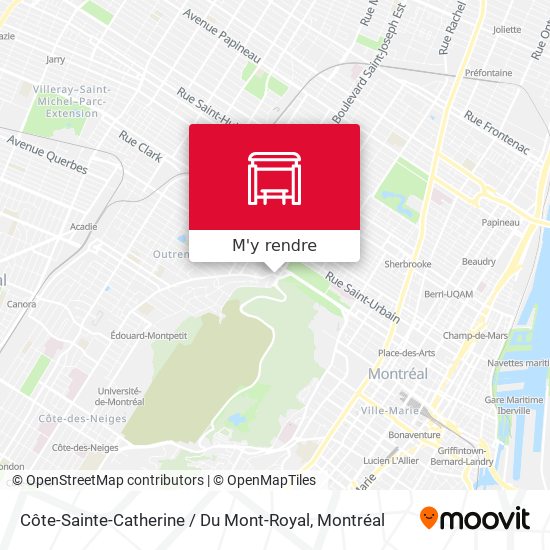Côte-Sainte-Catherine / Du Mont-Royal plan