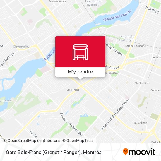 Gare Bois-Franc (Grenet / Ranger) plan