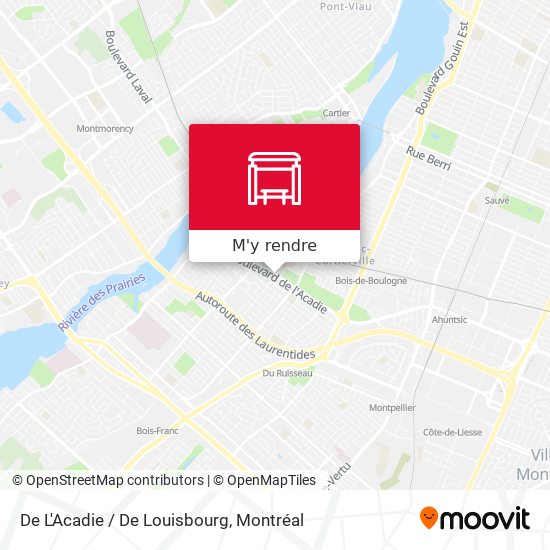 De L'Acadie / De Louisbourg plan