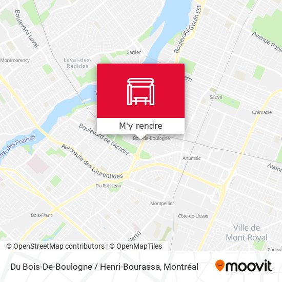 Du Bois-De-Boulogne / Henri-Bourassa plan