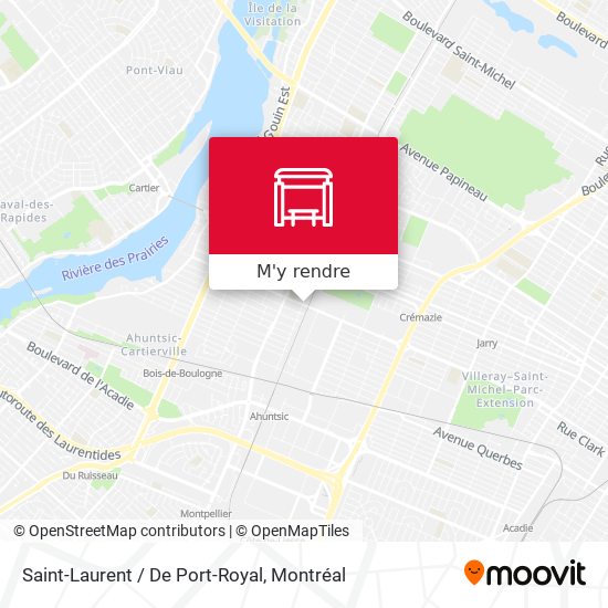 Saint-Laurent / De Port-Royal plan