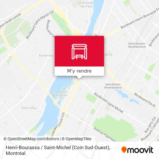 Henri-Bourassa / Saint-Michel (Coin Sud-Ouest) plan