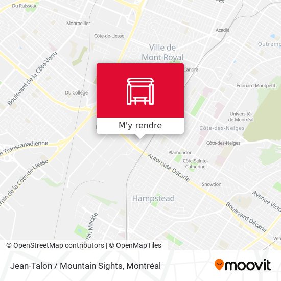 Jean-Talon / Mountain Sights plan