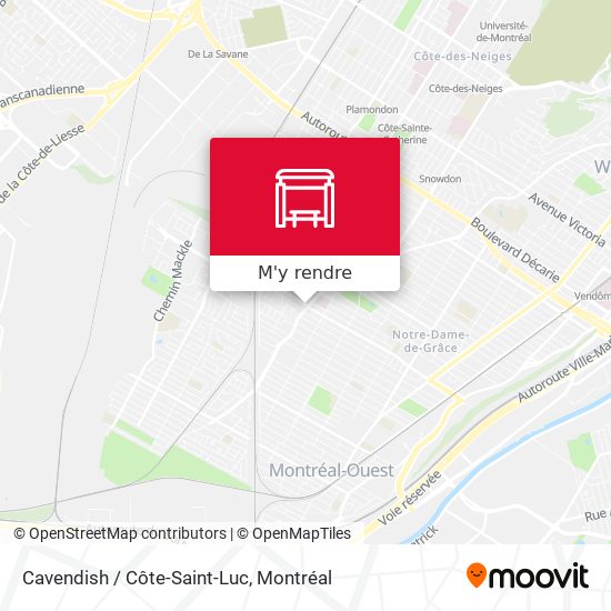 Cavendish / Côte-Saint-Luc plan