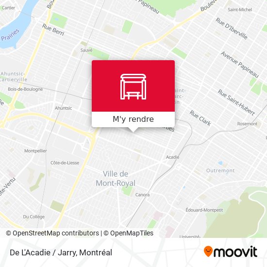 De L'Acadie / Jarry plan